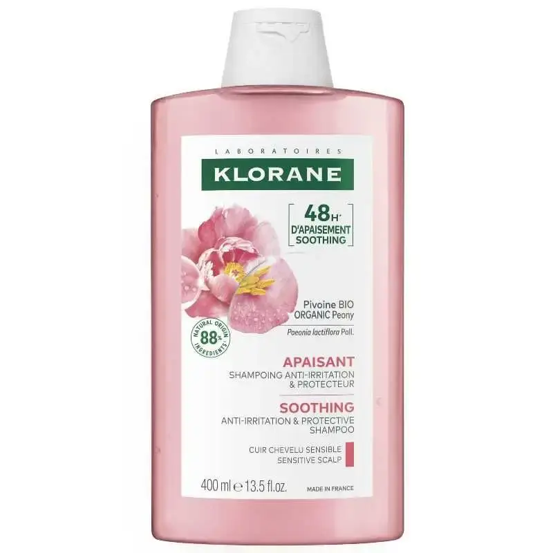 Klorane Šampon s BIO pivoňkou – citlivá vlasová pokožka 400 ml Sezónní Sleva