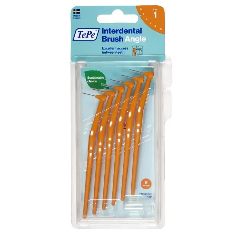 TePe Angle mezizubní kartáčky 0,45 mm oranžové 6 ks Odeslání Ihned
