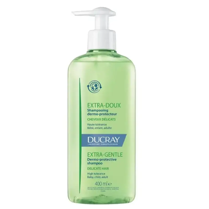 Ducray Extra-doux Velmi jemný ochranný šampon pro časté mytí 400 ml Rychlé Dodání