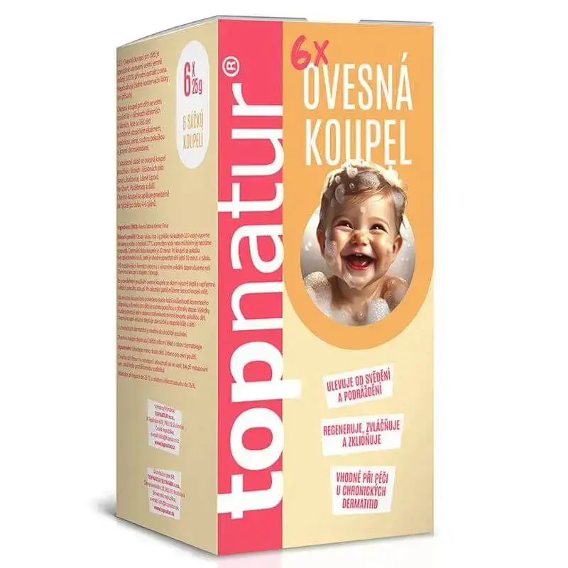 Aktuální Topnatur Ovesná koupel pro děti 6x25g