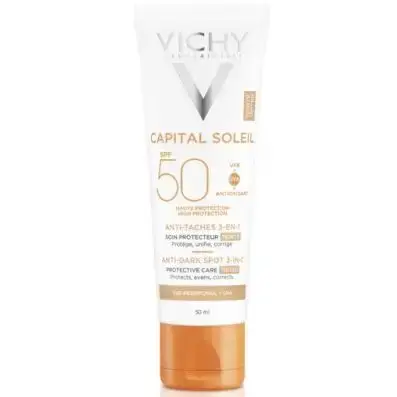 Bezpečná Platba Vichy Capital Soleil Krém proti tmavým skvrnám SPF 50+ 50 ml