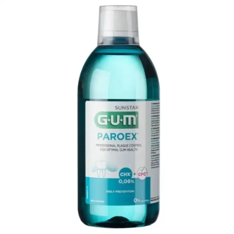 Přímo Od Výrobce Gum Paroex ústní voda CHX 0,06 % 500 ml