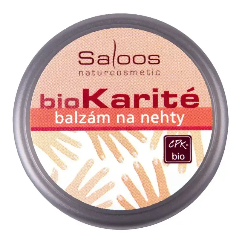 Autentický Saloos BIO Karité Balzám na nehty 19 ml