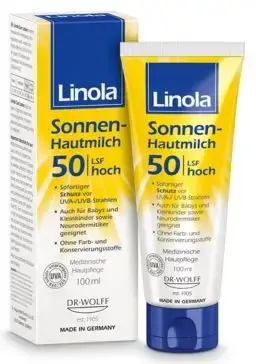 Linola Sun lotion SPF 50 100 ml Poslední Šance