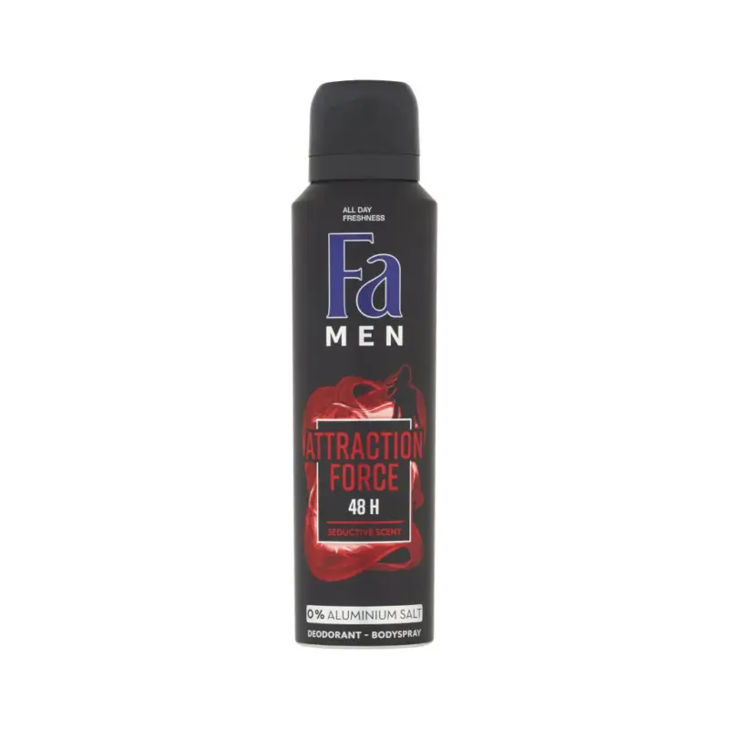 Fa Men Attraction Force deodorant bez hliníku, 150 ml Bezpečná Platba
