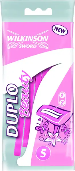 Wilkinson Sword Duplo Beauty jednorázové holítka, 2 břity, 5 ks Ihned K Objednání