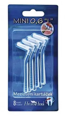Finální Výprodej TETA mezizub kart 0,6mm mini (8ks/bli)