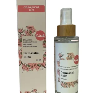Nejlepší Cena Kvitok Květová voda - damašská růže BIO 100 ml - univerzální využití