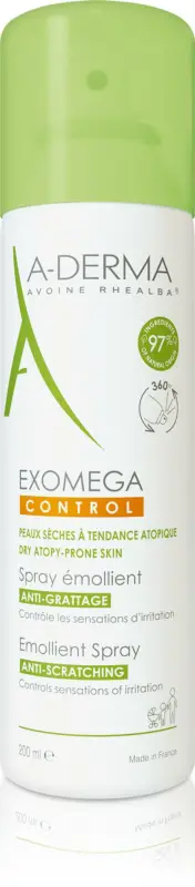 Akce A-Derma Exomega Control Emolienční sprej 200 ml