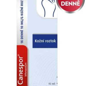 Canespor 1x denně 1% kožní roztok 15 ml Bezpečná Platba