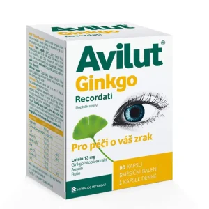 Originální Avilut Ginkgo Recordati 90 kapslí