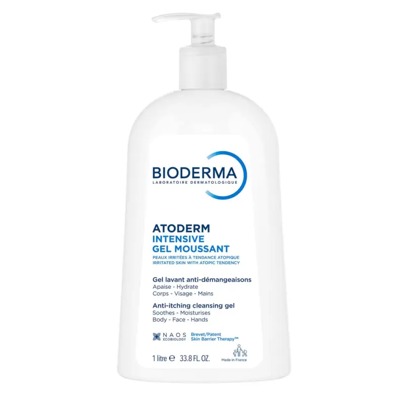 Bioderma Atoderm Intensive Moussant čisticí gel 1 l Koupit Online