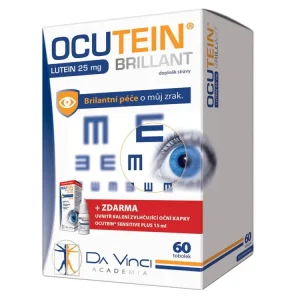 Ocutein Brillant Lutein 25 mg 60 tobolek + kapky Značkový