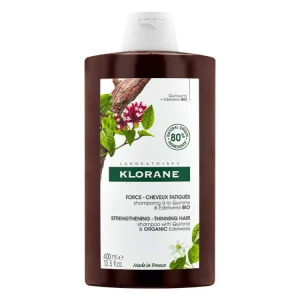 Klorane Šampon při vypadávání vlasů s chininem a BIO protěží alpskou 400 ml Autentický