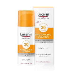 Nakupujte Hned Eucerin Sun Photoaging Control SPF30+ emulze na opalování na obličej proti vráskám 50 ml