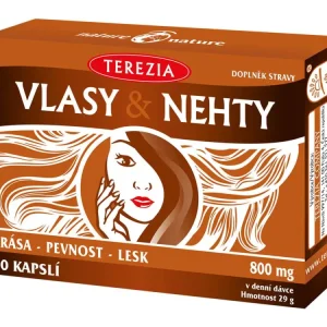Značkový Terezia Vlasy & Nehty 60 kapslí