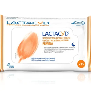 Lactacyd Femina ubrousky pro intimní hygienu 15 ks Nejprodávanější