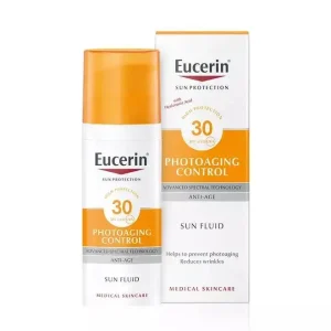 Eucerin Sun Photoaging Control SPF30+ emulze na opalování na obličej proti vráskám 50 ml Zlevněný