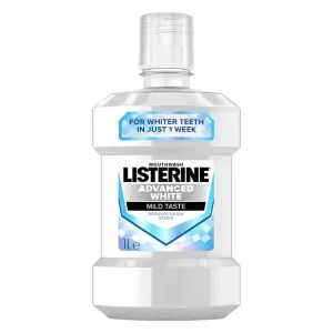 Rychlé Dodání Listerine Advance White Mild Taste ústní voda 1000 ml