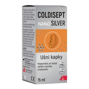 Coldisept nanoSilver ušní kapky 15 ml Originální