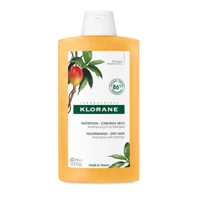 Klorane Šampon s mangem na suché vlasy 400 ml Přímo Od Výrobce