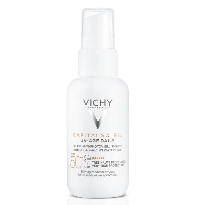 Vichy Capital Soleil UV-Age SPF50+ tónovací denní fluid 40 ml Časově Omezené