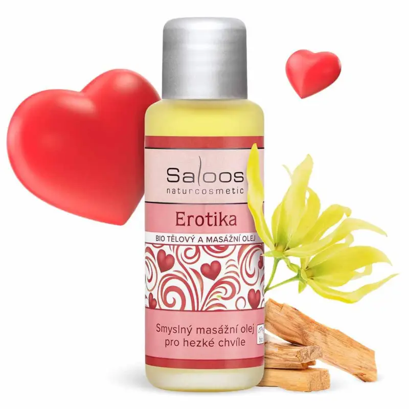 Super Cena Saloos Erotika masážní olej 50 ml