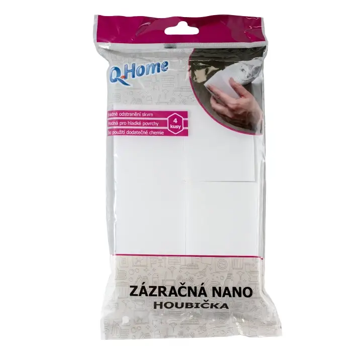Akce Q-Home Zázračná nano houbička 4 ks