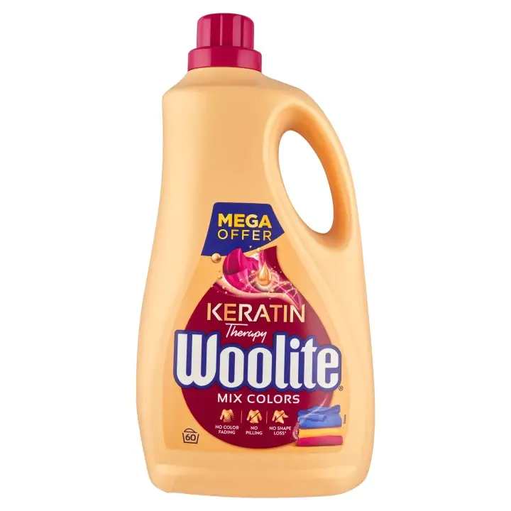 Nejlepší Volba Woolite Keratin Therapy Mix Colors Prací gel na barevné prádlo 60 PD