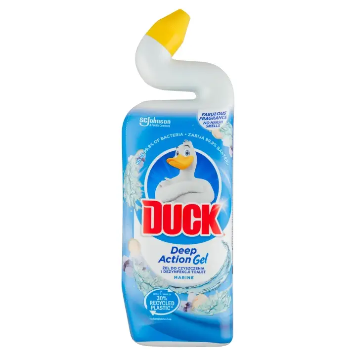 Originální Duck Deep Action Gel Marine čisticí a dezinfekční přípravek na WC mísu 750 ml
