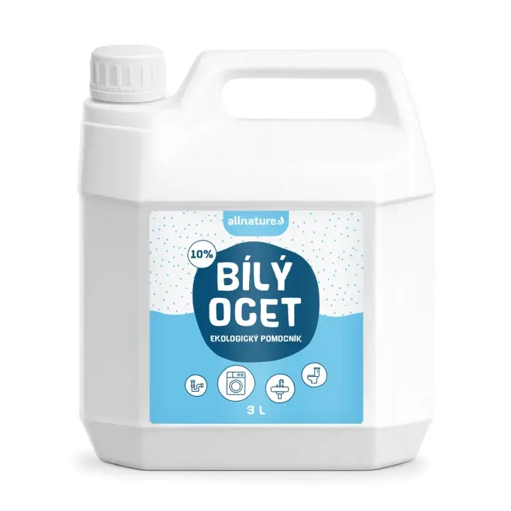 Allnature Bílý ocet 10% 3 l Jen Po Omezenou Doba