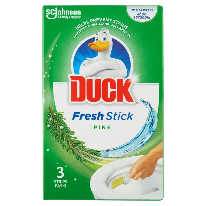 Značkový Duck Fresh Stick Lesní gelové pásky do WC mísy 27 g