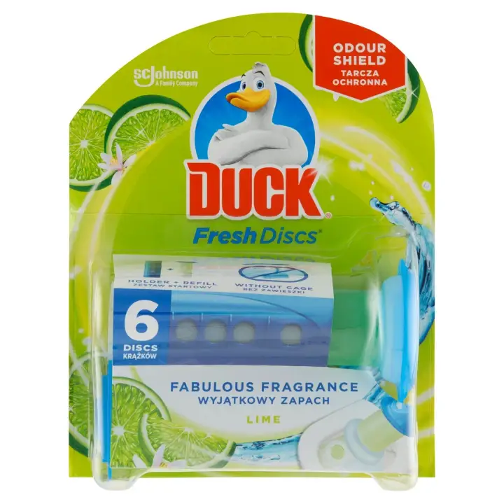 Zlevněný Duck Fresh Discs Limetka čistič WC 36 ml