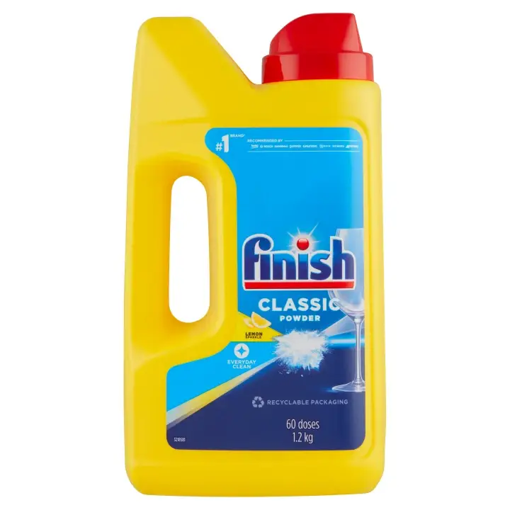 Finish Classic Prášek do myčky nádobí Lemon Sparkle 1,2 kg Akce