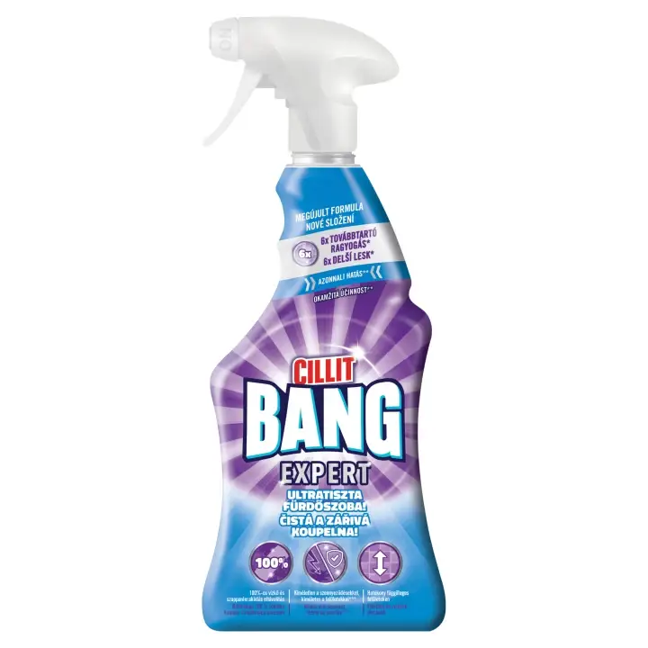 Cillit Bang Expert Čistá a zářivá koupelna 750 ml Omezená Nabídka