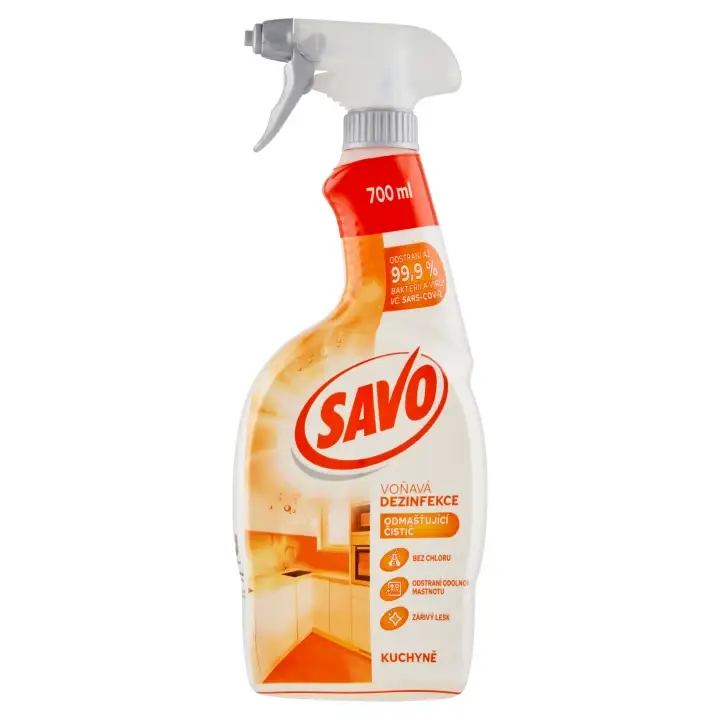 Savo bez chloru Odmašťovač sprej 700 ml Akční Nabídka