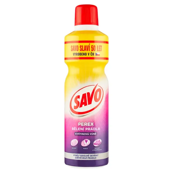 Výprodej SAVO Perex květinová vůně 1,2 l