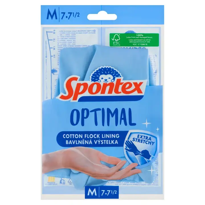 Ihned K Objednání Spontex Optimal rukavice M 7-7½ 1 pár