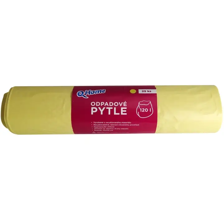 Aktuální Q-Home CN odpadové pytle 120l 25ks žluté