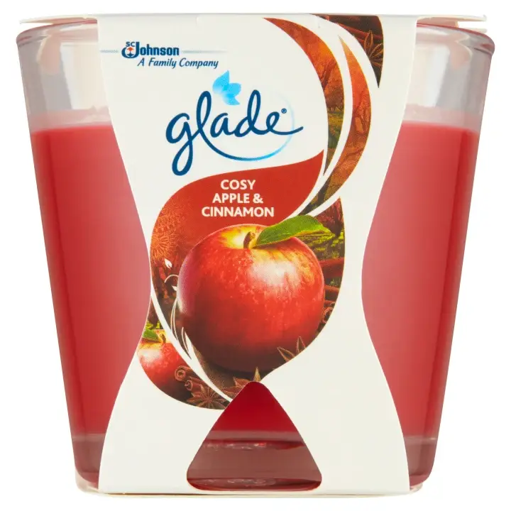 Akční Nabídka Glade Mini Cosy Apple & Cinnamon parfémovaná svíčka 70g