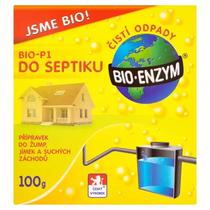 Bio-Enzym Bio-P1 do septiku 100 g Finální Výprodej