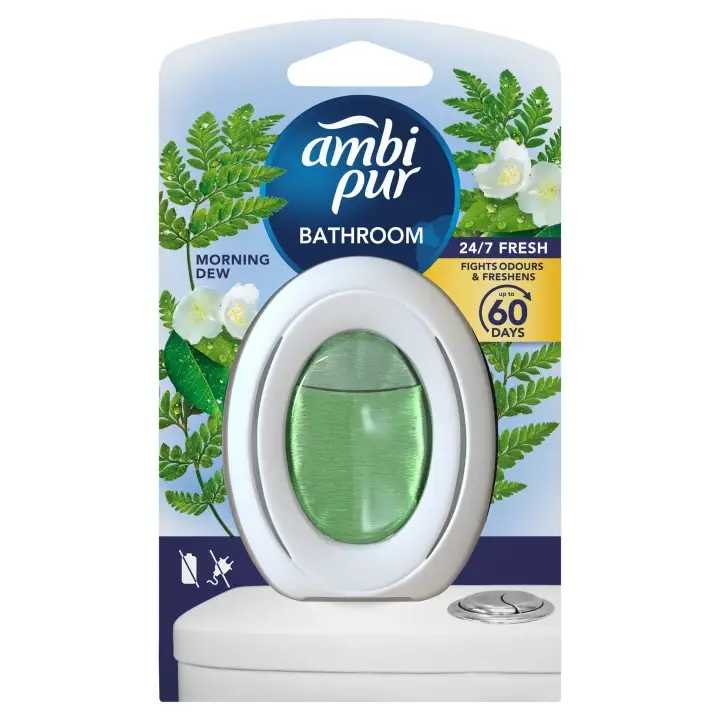 Levný Ambi Pur Bathroom Osvěžovač vzduchu Morning Dew 8 ml