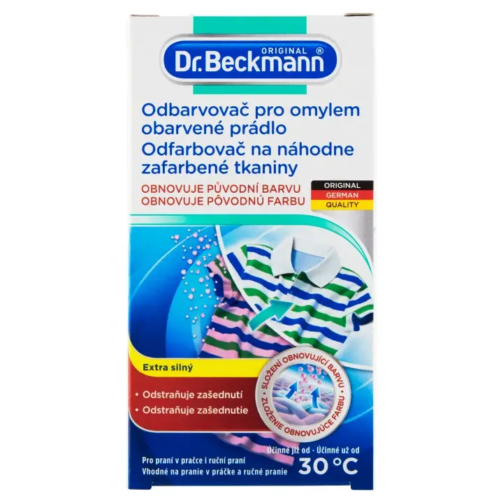 Dr. Beckmann Odbarvovač pro omylem obarvené prádlo 75 g Omezená Nabídka