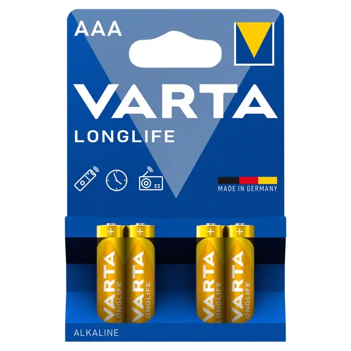 Varta Longlife AAA alkalické baterie 4 ks Nejlepší Volba