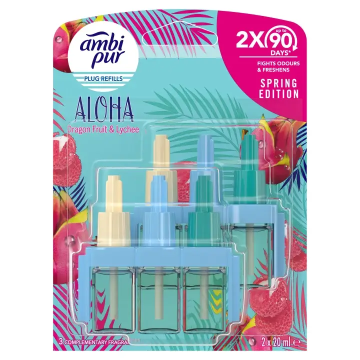 Ambi Pur 3Volution Náhradní náplň do osvěžovače vzduchu Aloha 2 x 20 ml Ihned K Objednání