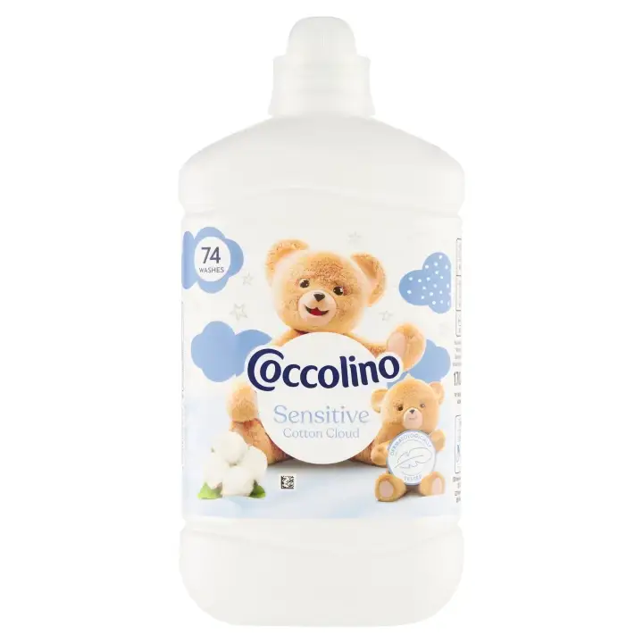 Speciální Cena Coccolino Sensitive Fresh & Soft Cotton Cloud aviváž pro citlivou pokožku 74 PD