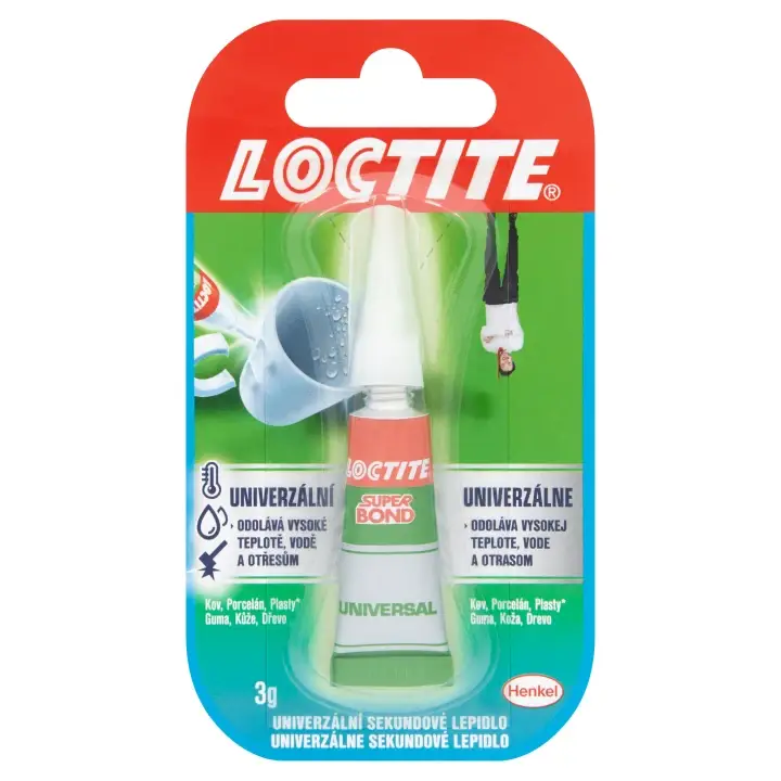 Super Cena Loctite Super Bond Univerzální sekundové lepidlo 3 g