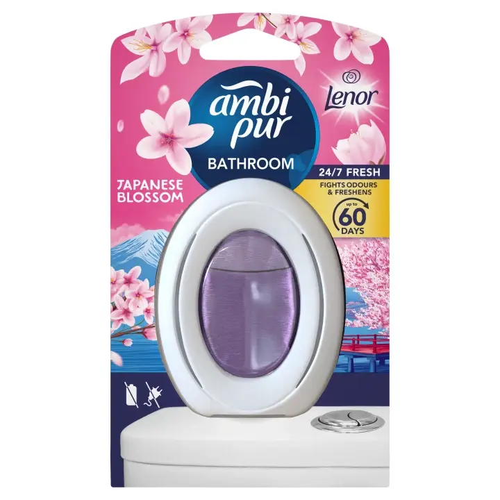 Jen Po Omezenou Doba Ambi Pur Bathroom Japanese Blossom Osvěžovač vzduchu 1 ks