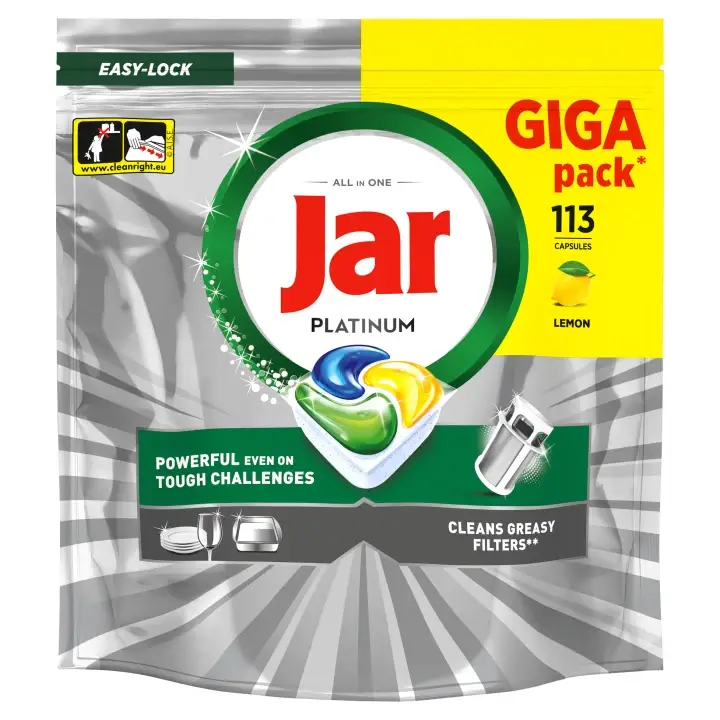 Doprava Zdarma Jar Platinum Lemon Kapsle do myčky nádobí 113 ks