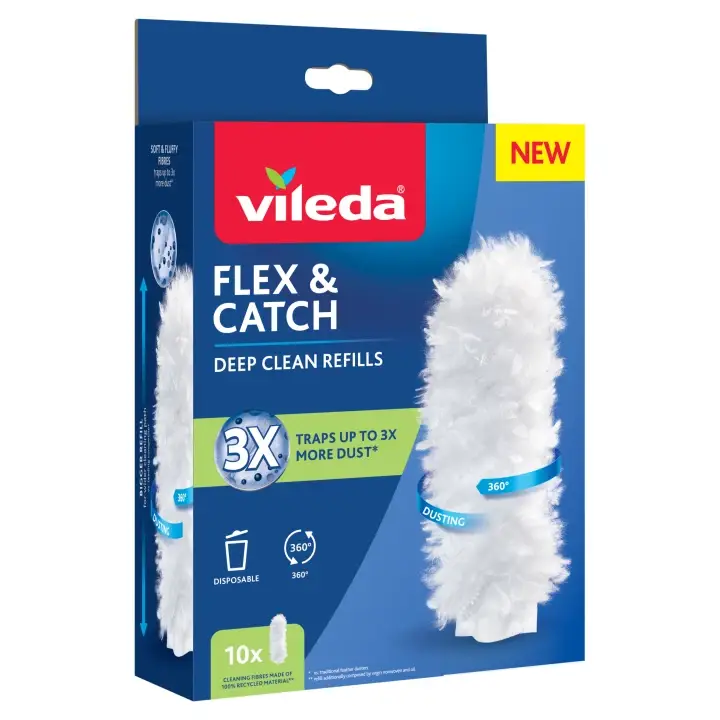 Novinka Vileda Flex&Catch náhrada 10 ks